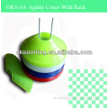 Agility Cones with rack/Soccer /Football Training Cones